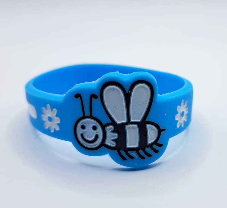 Svítící náramek - Modrá včelka