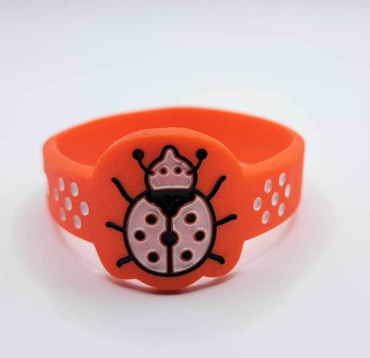 Svítící náramek - Červená beruška